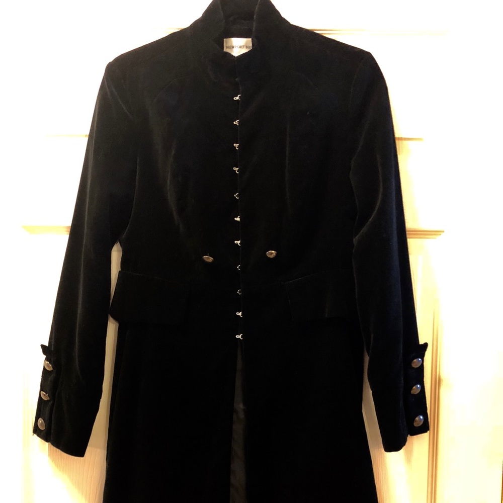 Long boho chic black duster.